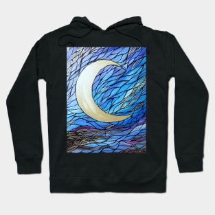 Abstract Moon Hoodie